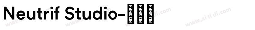 Neutrif Studio字体转换
